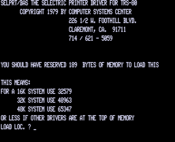 Screen shot
